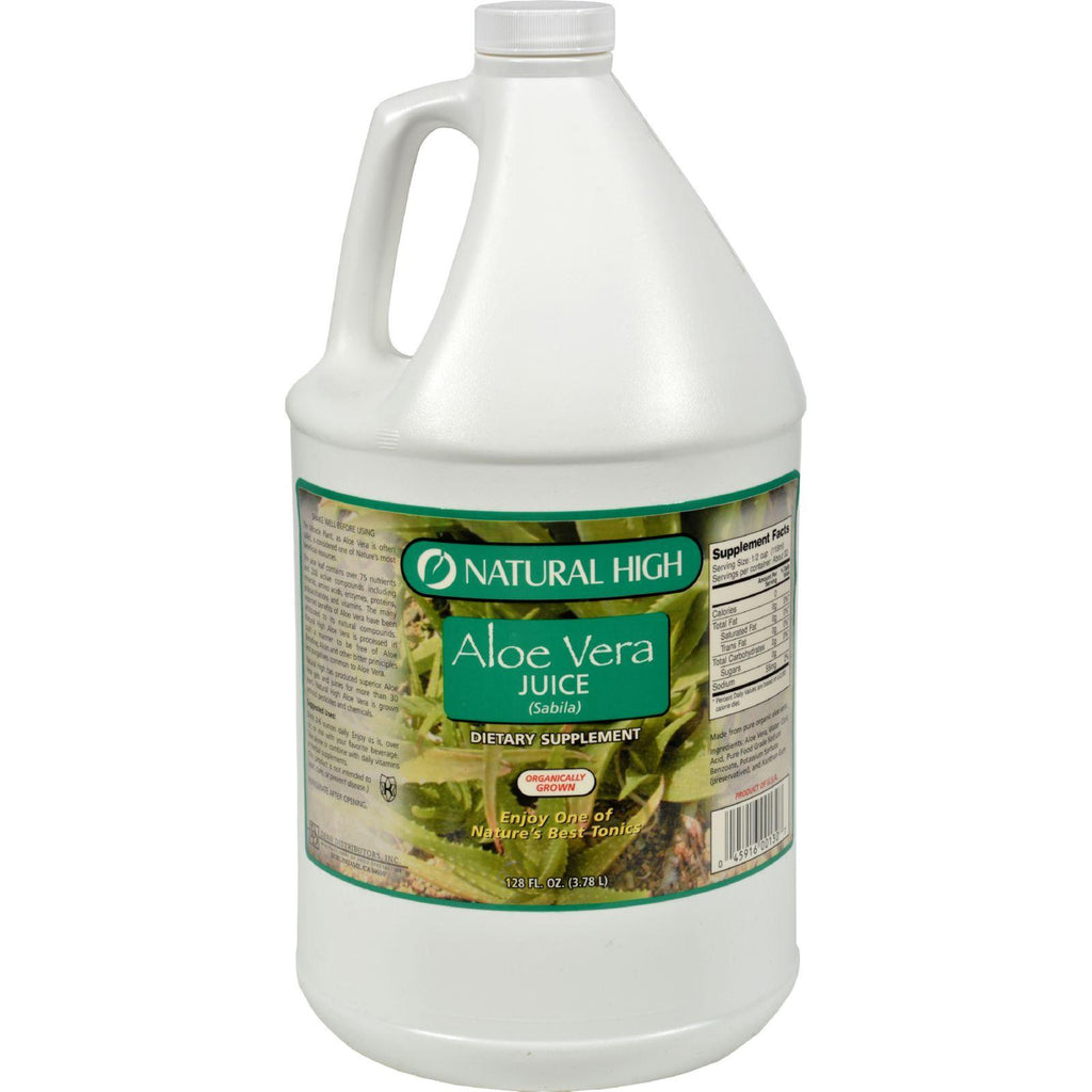 Natural High Aloe Vera Juice - Case Of 4 Gallons