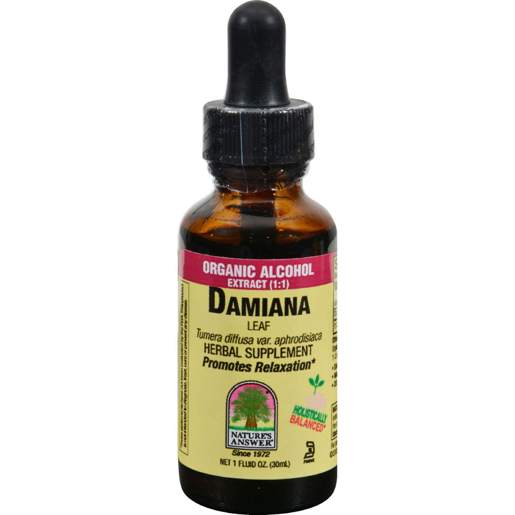 Nature's Answer Damiana Leaf - 1 Fl Oz