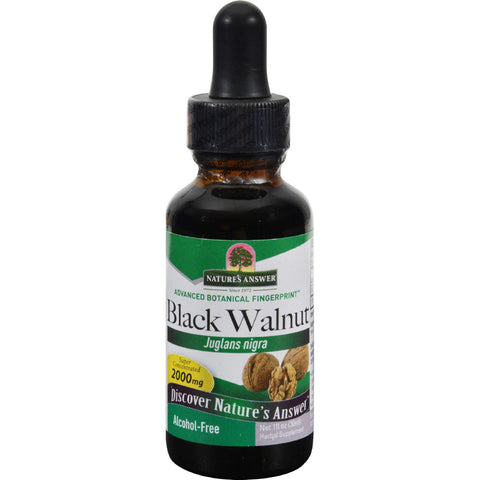 Nature's Answer Black Walnut Hulls Alcohol Free - 1 Fl Oz