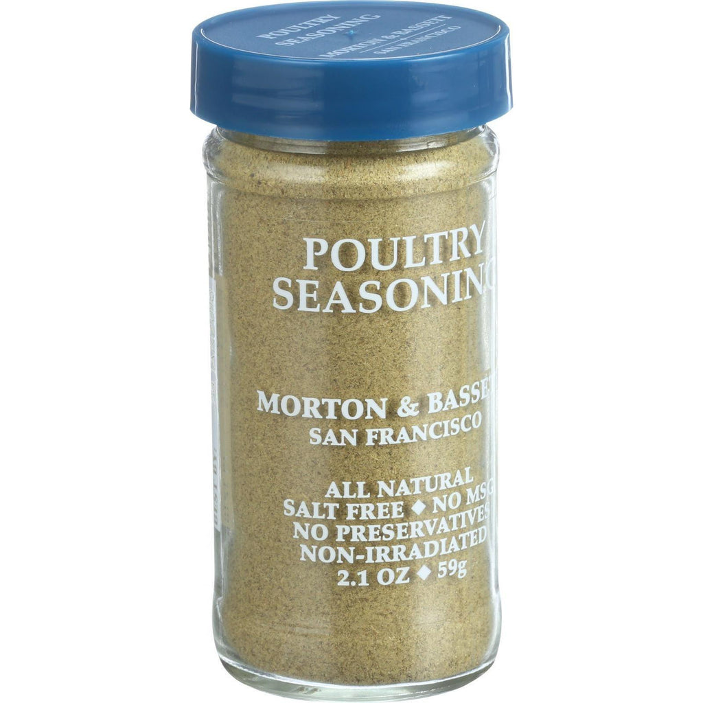 Morton And Bassett Seasoning - Poultry Seasoning - 2.1 Oz - Case Of 3