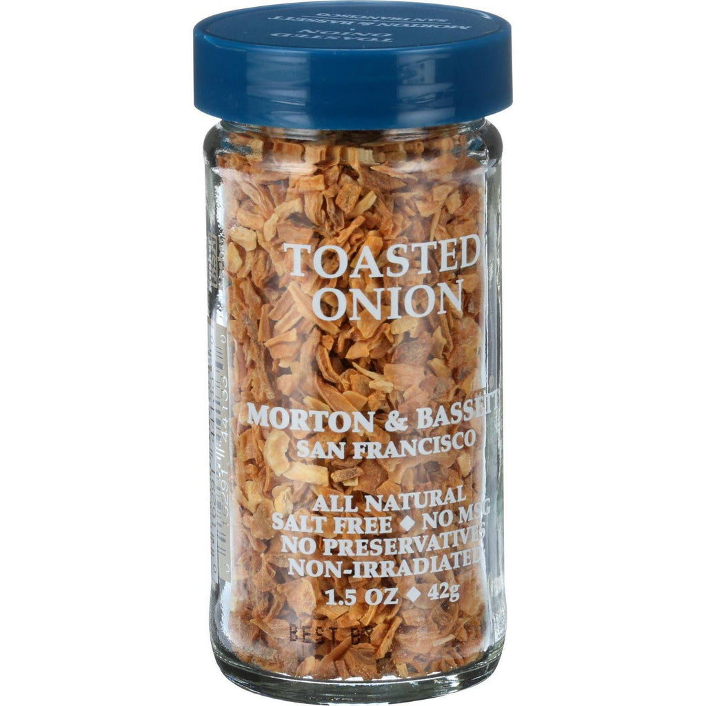 Morton And Bassett Seasoning - Onion - Toasted - 1.5 Oz - Case Of 3