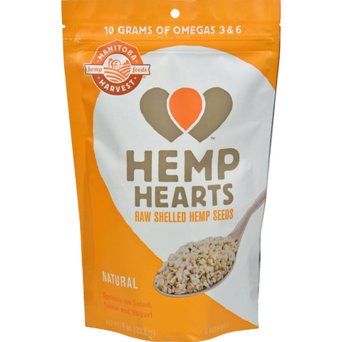 Manitoba Harvest Shelled Hemp Hearts Hemp Seed - Case Of 8 - 8 Oz