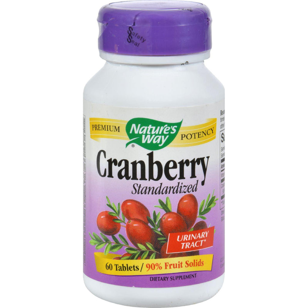 Nature's Way Cranberry Standardized - 60 Tablets