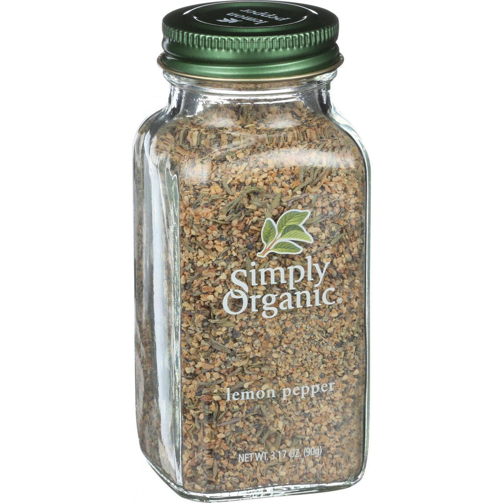 Simply Organic Lemon Pepper - Organic - 3.17 Oz