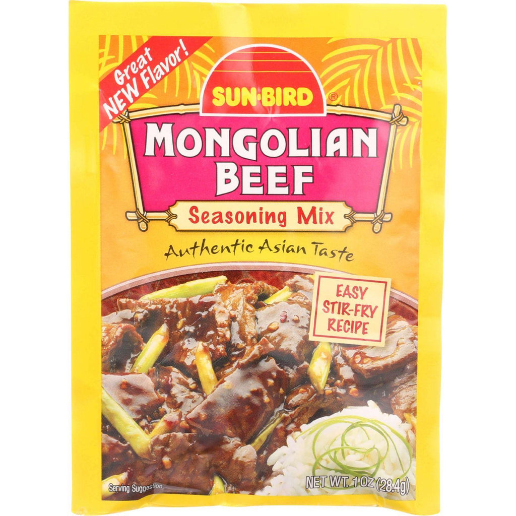 Sunbird Seasoning Mix - Mongolian Beef - 1 Oz - Case Of 24