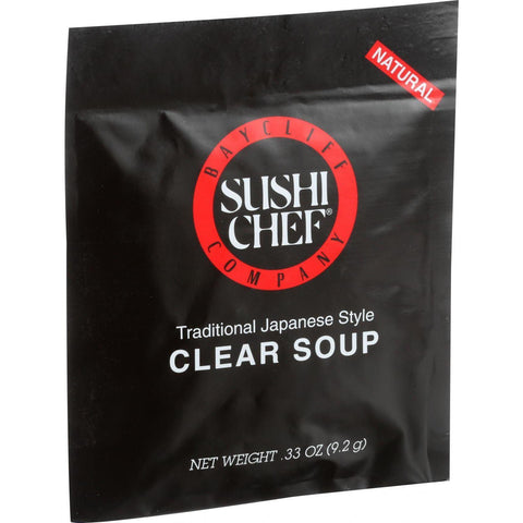 Sushi Chef Soup Mix - Clear - Traditional Japanese Stye - .33 Oz - Case Of 12