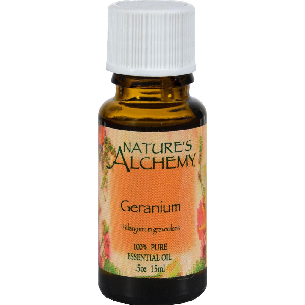 Nature's Alchemy 100% Pure Essential Oil Geranium - 0.5 Fl Oz