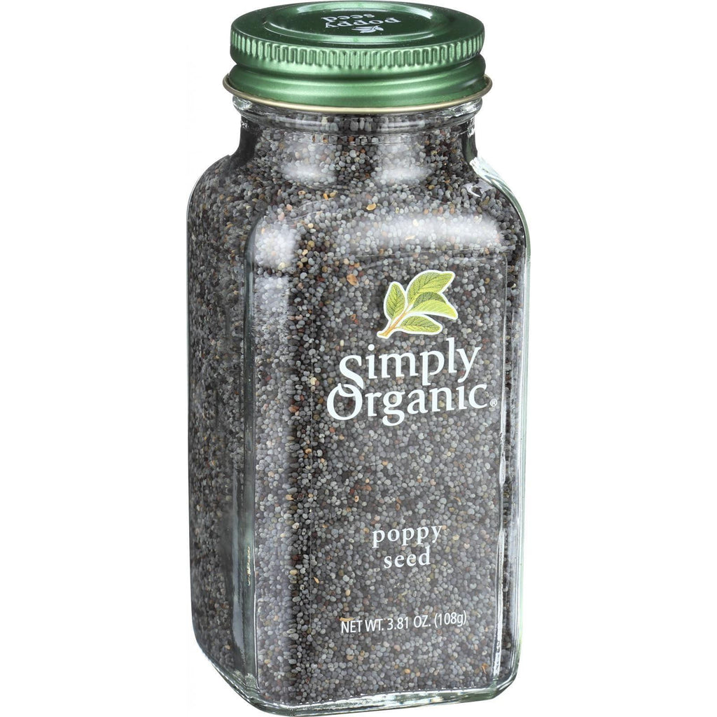 Simply Organic Poppy Seed - Organic - Whole - 3.81 Oz