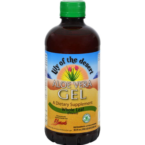 Lily Of The Desert Aloe Vera Gel Whole Leaf - 32 Fl Oz - Case Of 12