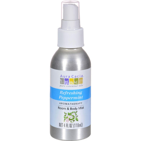 Aura Cacia Aromatherapy Mist Peppermint Harvest - 4 Fl Oz