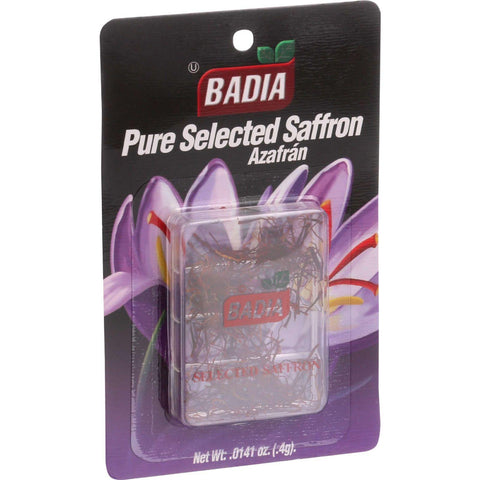 Badia Spices Saffron - Spanish - .4 G - Case Of 12