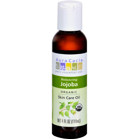 Aura Cacia Organic Aromatherapy Jojoba Oil - 4 Fl Oz