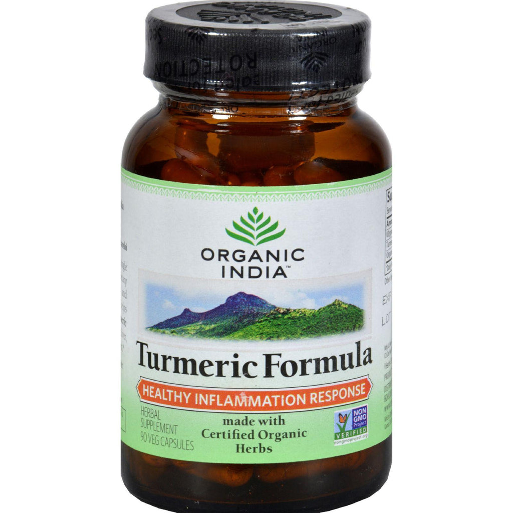 Organic India Turmeric - 90 Vegetarian Capsules