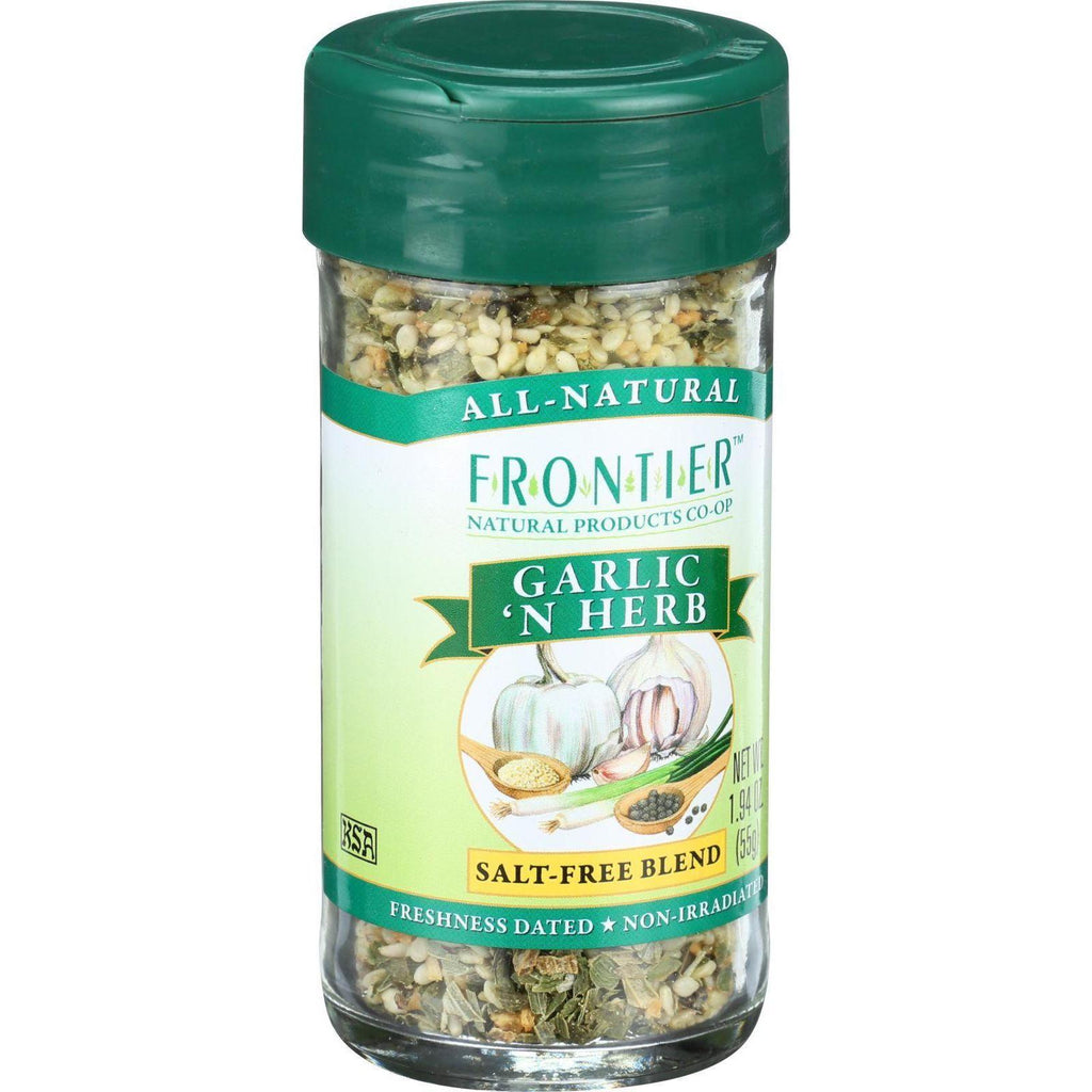 Frontier Herb Garlic N Herb Seasoning Blend - 1.68 Oz