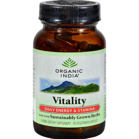 Organic India Vitality - 90 Vegetarian Capsules