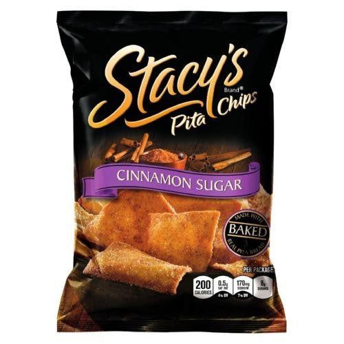 Stacey's Pita Chips - Cinnamon Sugar - 1.5 Oz - Case Of 24