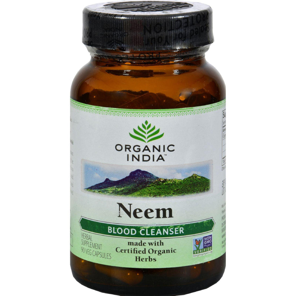 Organic India Neem - 90 Vegetarian Capsules