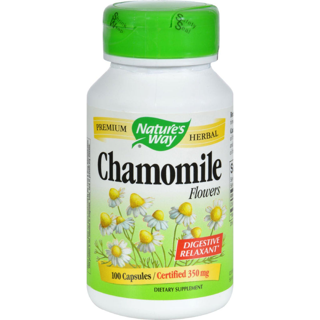 Nature's Way Chamomile Flowers - 100 Capsules