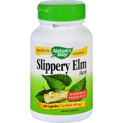 Nature's Way Slippery Elm Bark - 100 Capsules