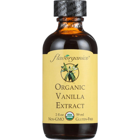 Flavorganics Extract - Organic - Vanilla - 2 Oz - Case Of 12