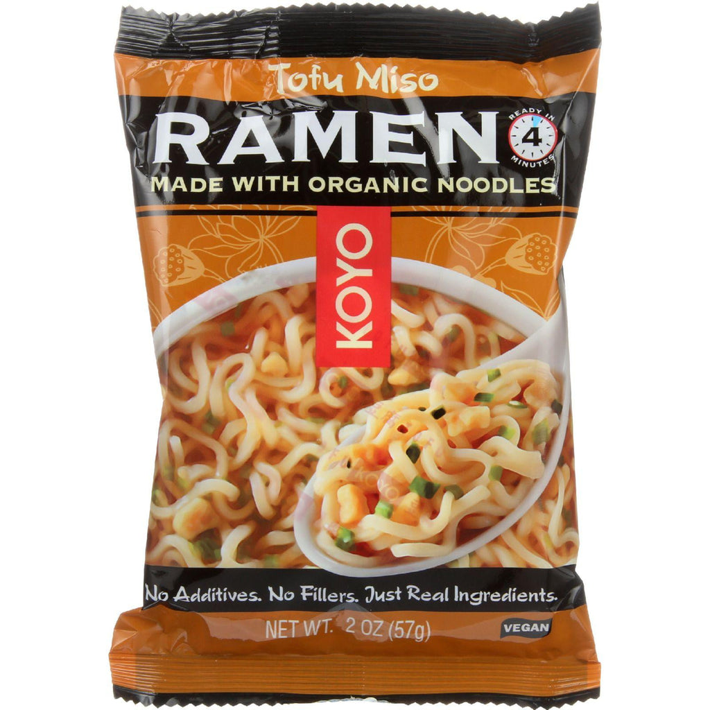 Koyo Dry Ramen - Tofu Miso - 2 Oz - Case Of 12