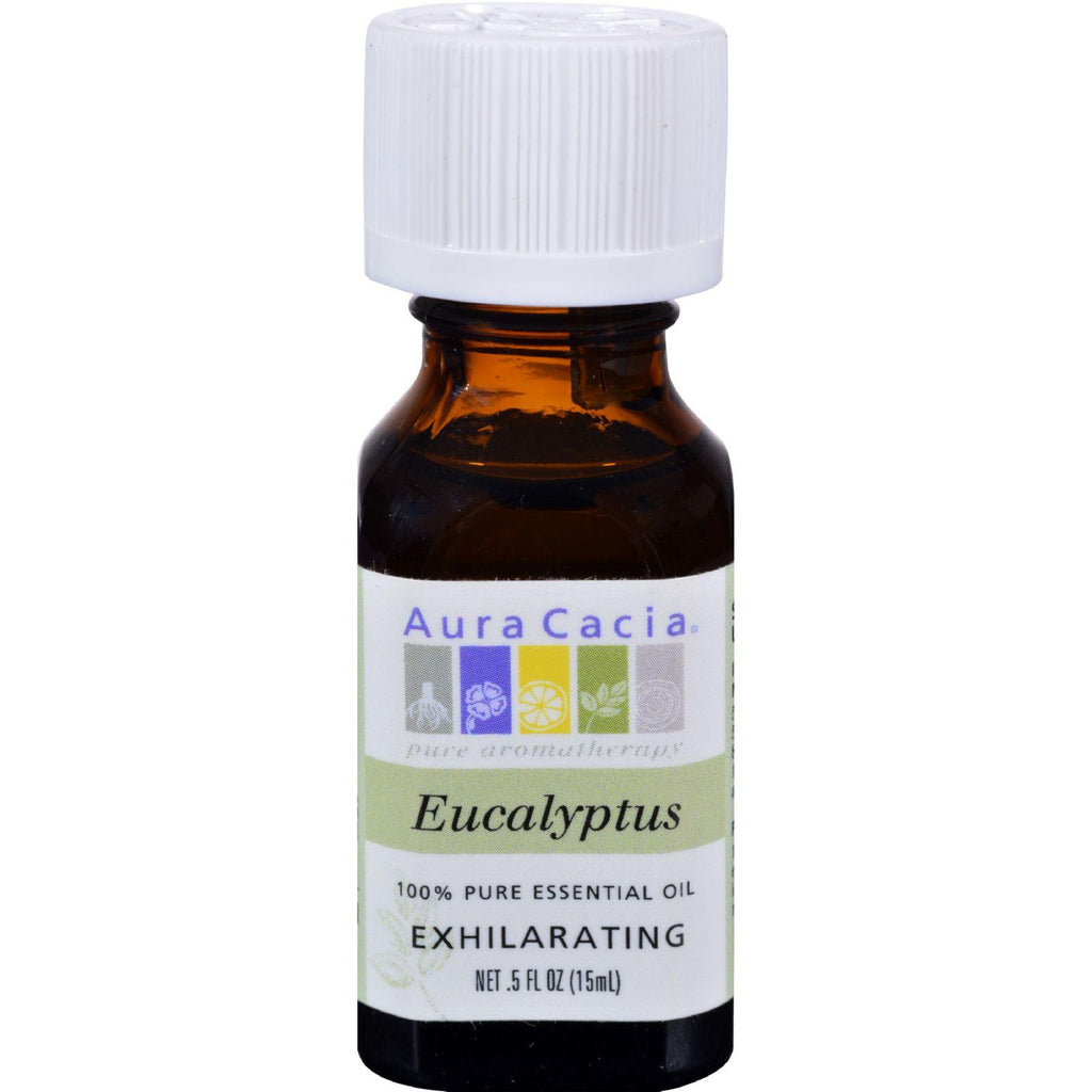 Aura Cacia Pure Essential Oil Eucalyptus - 0.5 Fl Oz