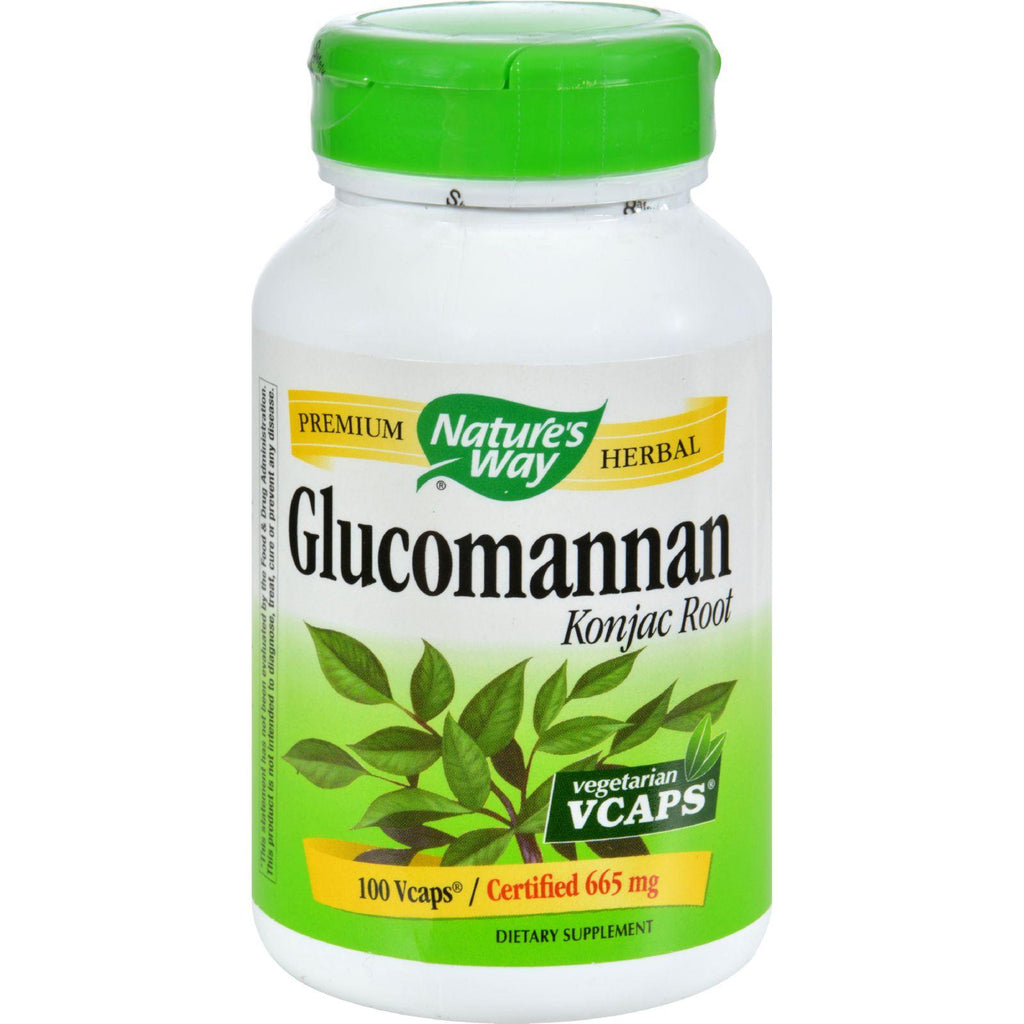 Nature's Way Glucomannan Root - 100 Capsules