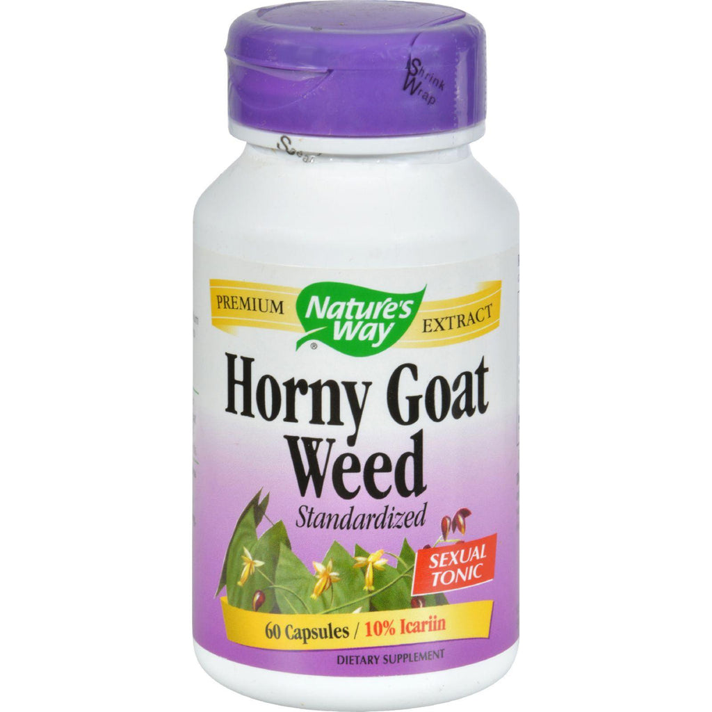 Nature's Way Horny Goat Weed Standardized - 60 Capsules