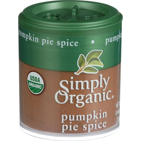 Simply Organic Pumpkin Pie Spice - Organic - .46 Oz - Case Of 6