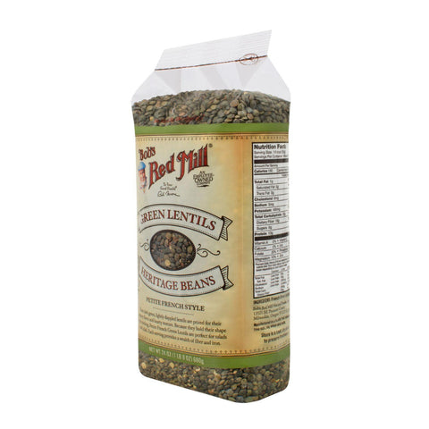 Bob's Red Mill Petite French Green Lentils - 24 Oz - Case Of 4