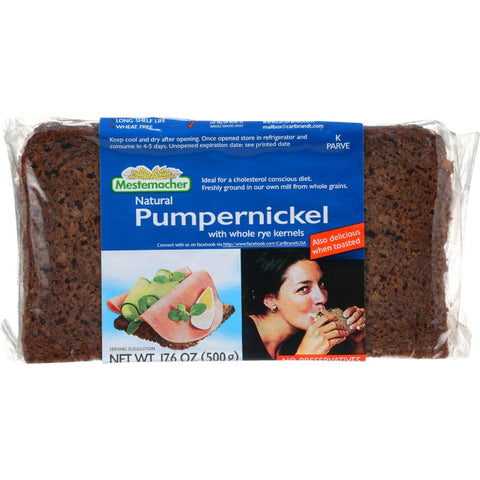 Mestemacher Bread Bread - Westphalian Classic - Pumpernickel - 17.6 Oz - Case Of 12