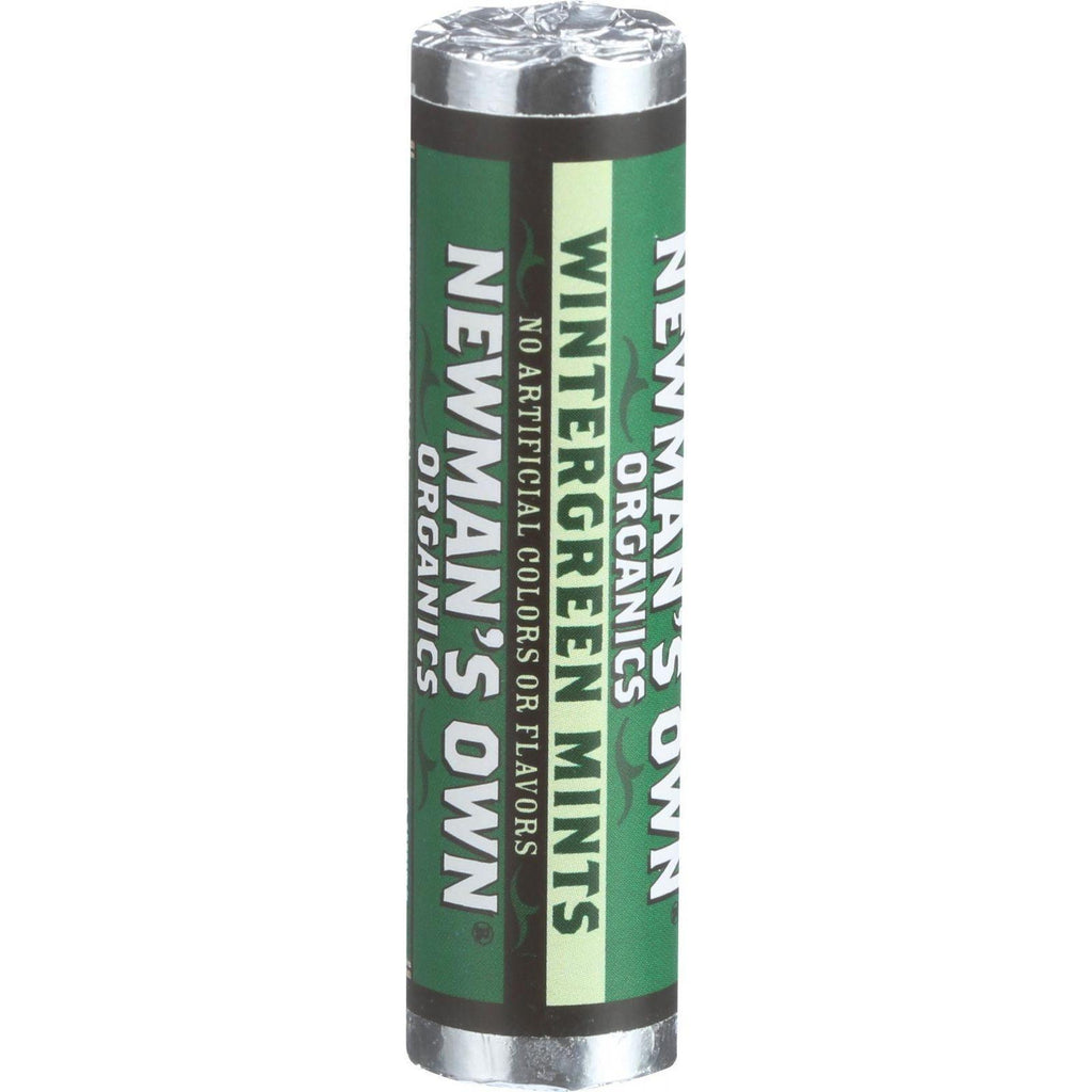 Newman's Own Organics Mints - Organic - Wintergreen - Roll - .75 Oz - Case Of 12