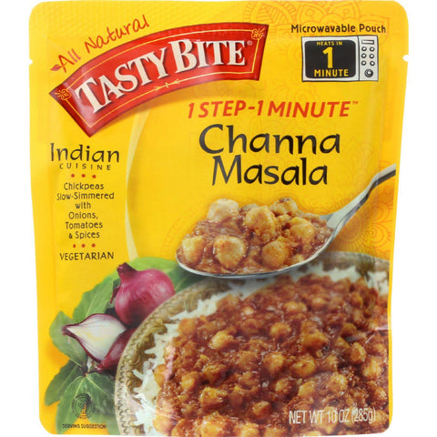 Tasty Bite Entree - Indian Cuisine - Channa Masala - 10 Oz - Case Of 6