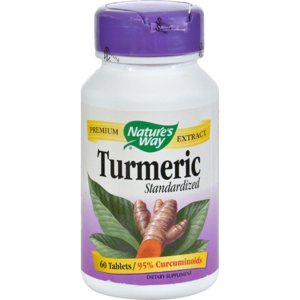 Nature's Way Turmeric Standardized - 60 Tablets