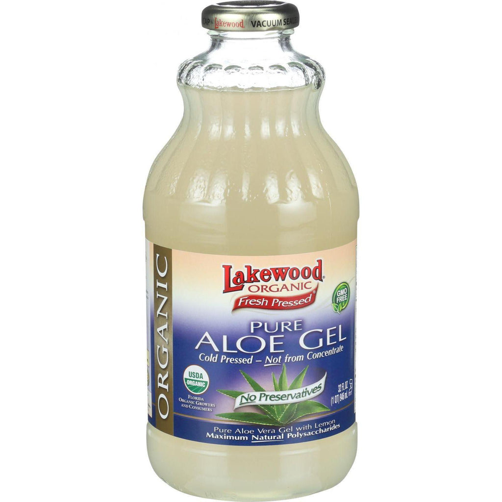 Lakewood Organic Aloe Vera Gel Juice - 32 Oz