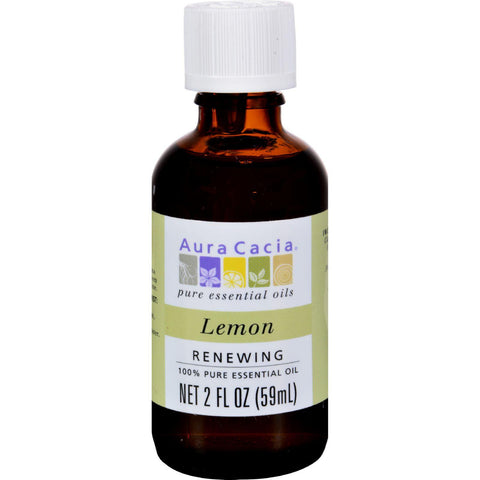 Aura Cacia Essential Oil - Lemon - 2 Fl Oz