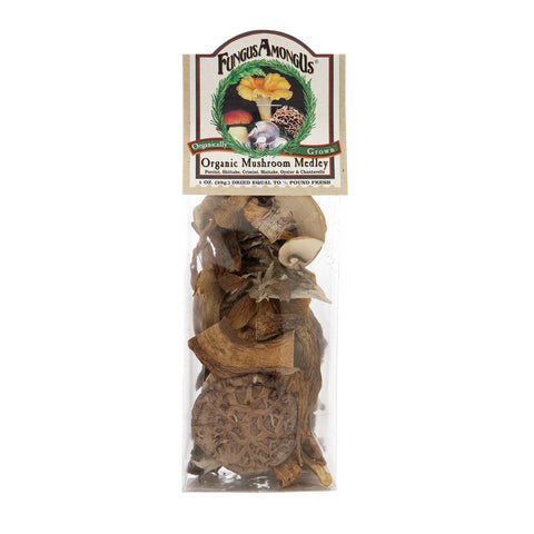 Fungus Among Us Organic Mushroom Medley - Medley - Case Of 8 - 1 Oz.