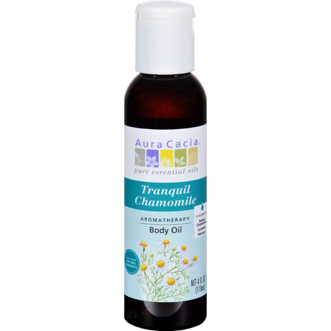 Aura Cacia Aromatherapy Body Oil Tranquility - 4 Fl Oz