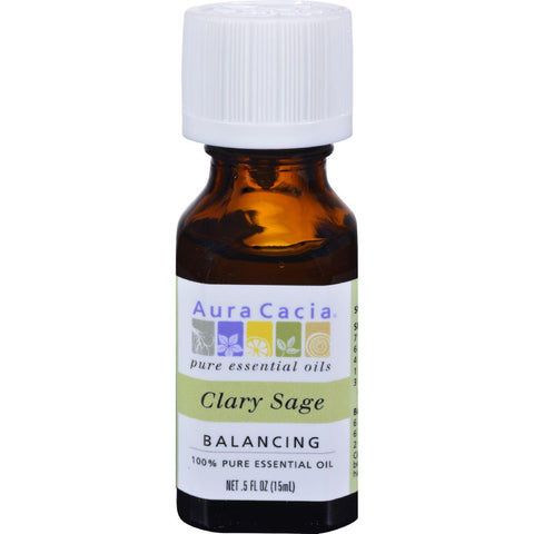 Aura Cacia Essential Oil Clary Sage - 0.5 Fl Oz