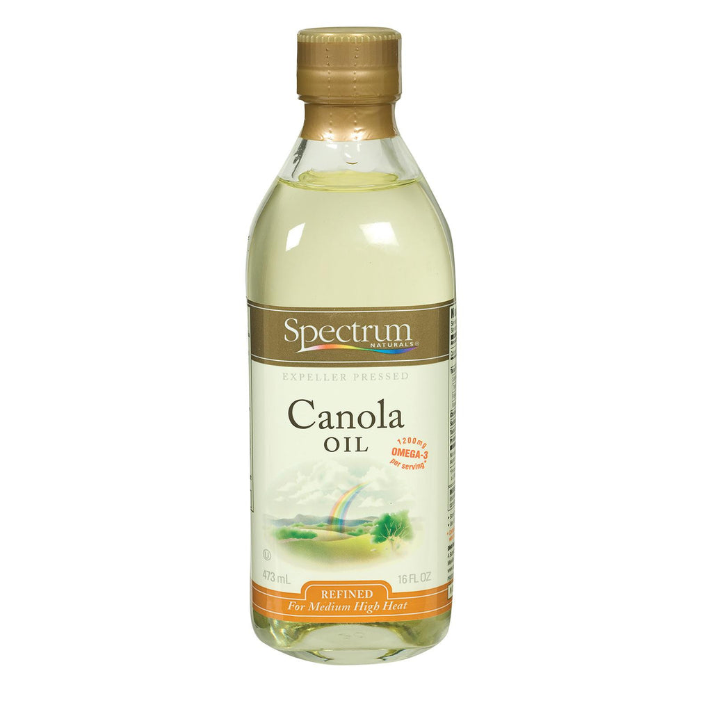 Spectrum Naturals Refined Canola Oil - Case Of 12 - 16 Fl Oz.