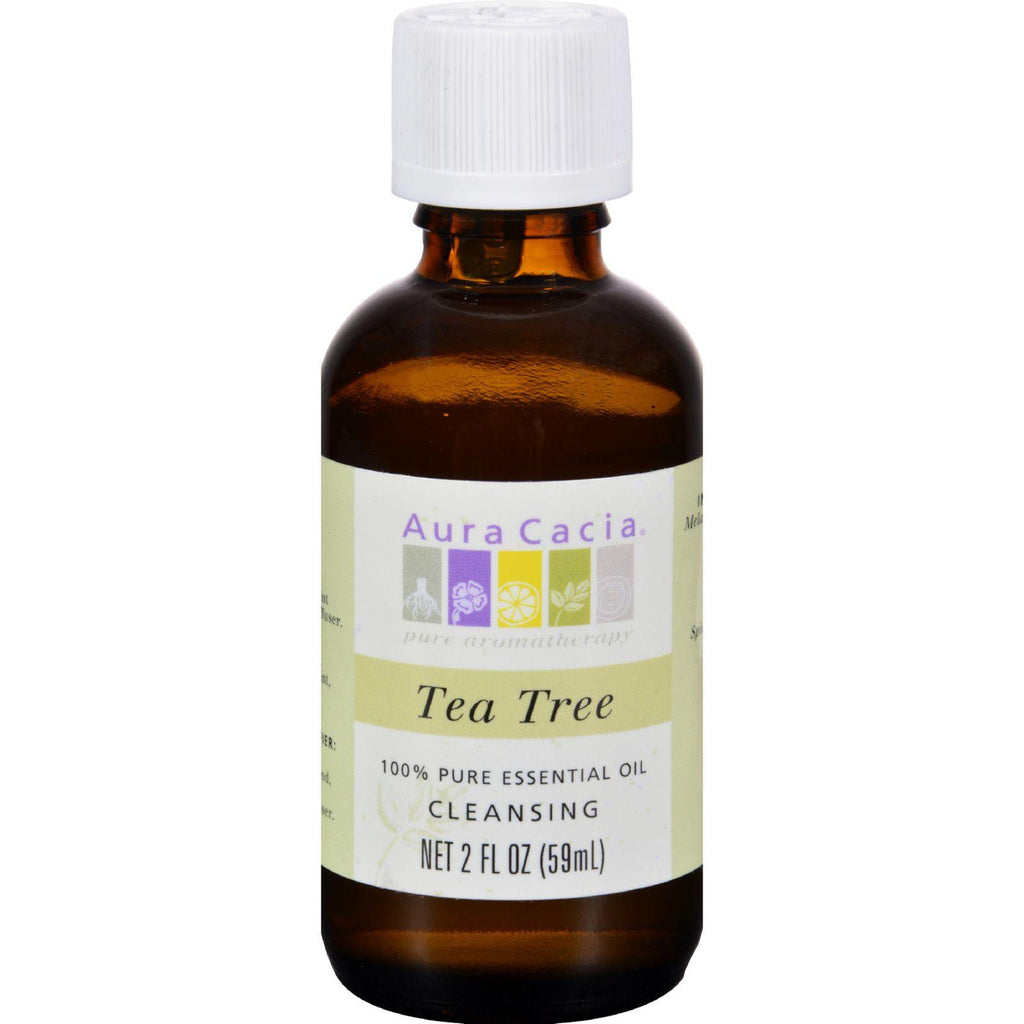 Aura Cacia 100% Pure Essential Oil Tea Tree Cleansing - 2 Oz