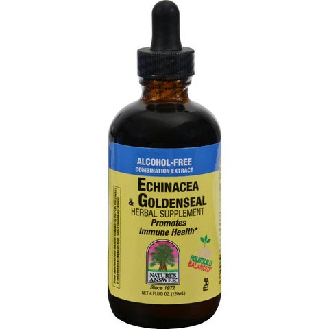 Nature's Answer Echinacea And Goldenseal - 4 Fl Oz