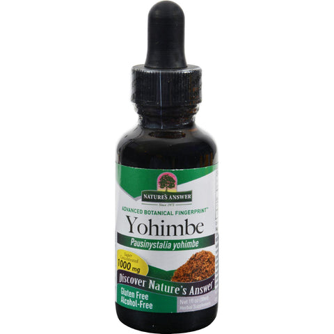 Nature's Answer Yohimbe Bark Alcohol Free - 1 Fl Oz