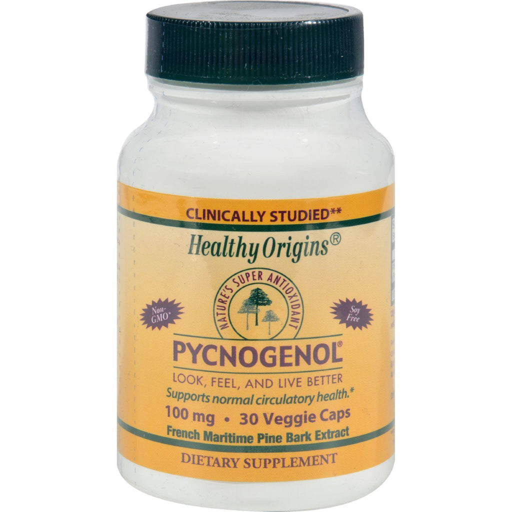 Healthy Origins Pycnogenol - 100 Mg - 30 Vegetarian Capsules