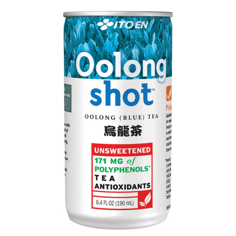 Ito En Unsweetened Oolong Tea Shot - Case Of 30 - 6.4 Oz