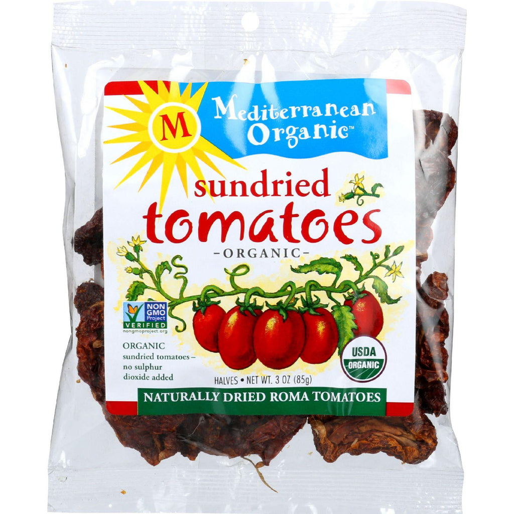 Mediterranean Organic Tomato - Organic - Sundried - In Bag - 3 Oz - Case Of 12