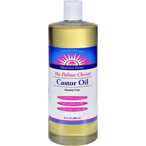 Heritage Products Castor Oil Hexane Free - 32 Fl Oz