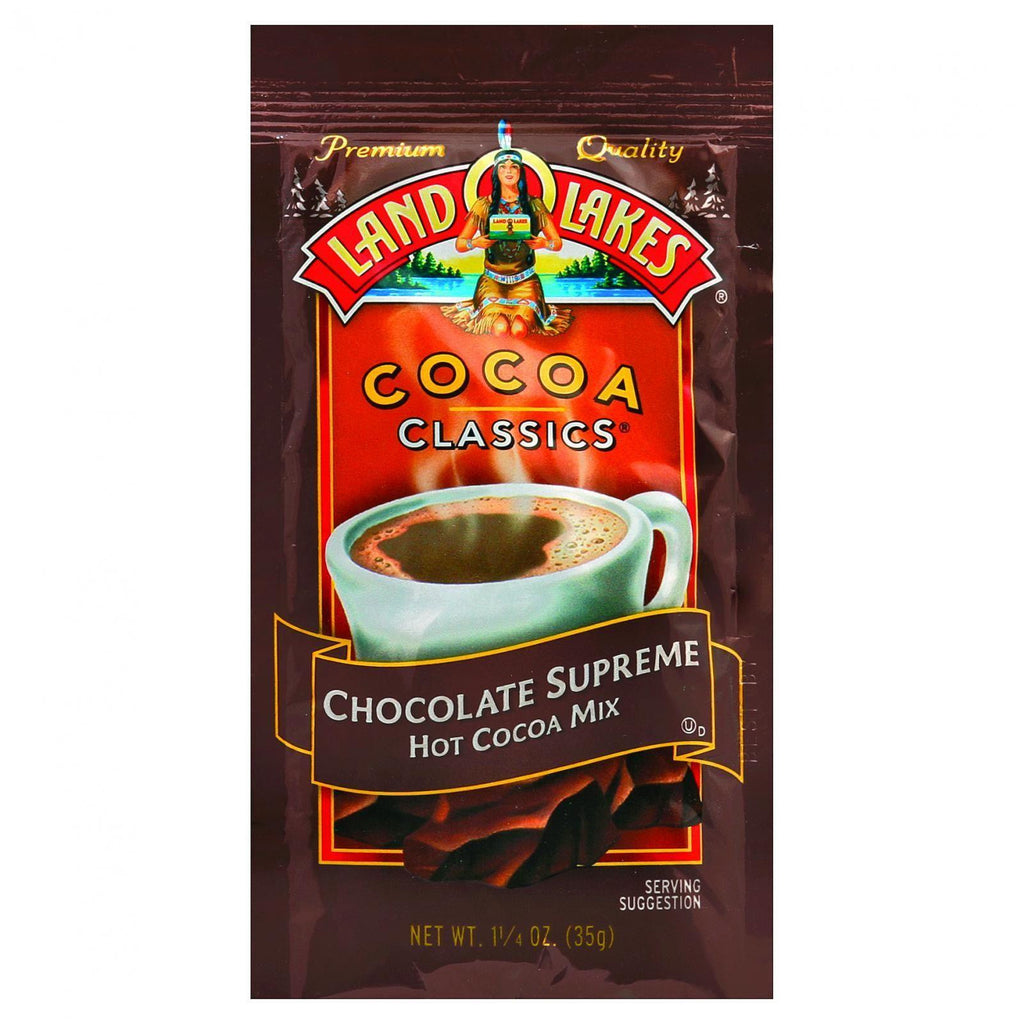 Land O Lakes Cocoa Classic Mix - Hot Cocoa - 1.25 Oz - Case Of 12