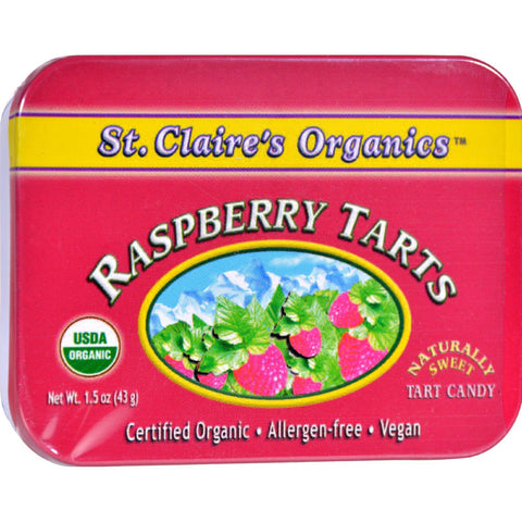 St Claire's Organic Raspberry Display Case - Case Of 6 - 1.5 Oz