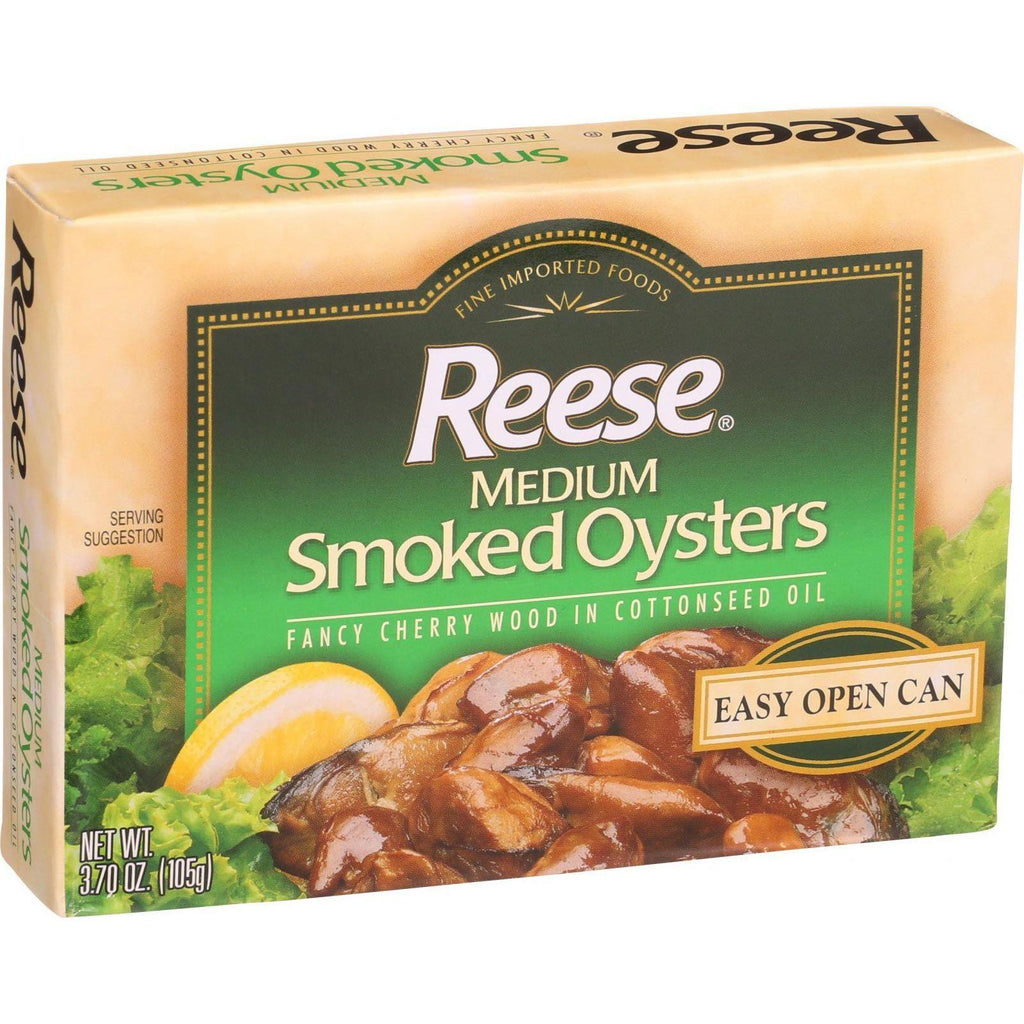 Reese Oysters - Smoked - Medium - 3.7 Oz - Case Of 10